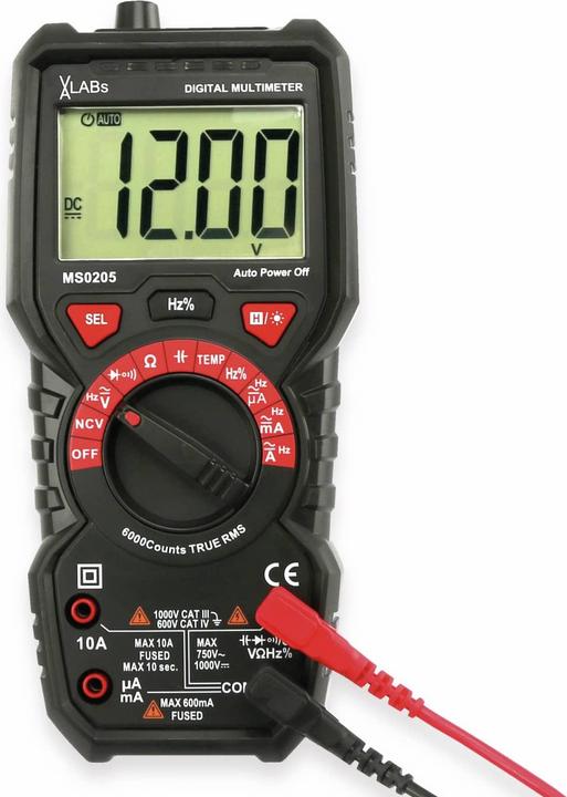 VAL MS0205 - TRMS Digital-Multimeter, 6.000 Counts