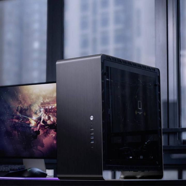 Immagine prodotto Jonsbo UMX6S E-ATX Midi Tower, vetro temperato - nero (ATX, E-ATX, mATX, Mini-ITX)