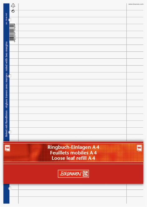 Image du produit Brunnen Reliures à anneaux A4 lignées
