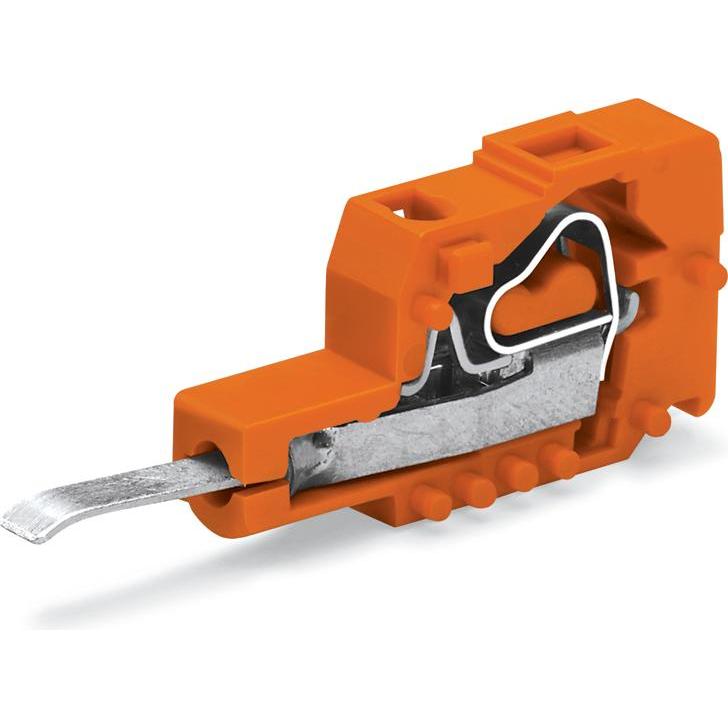 Wago Modulo di prova a spina, Cavo + Spina elettrica, Arancia