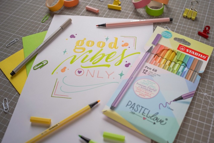 Immagine prodotto STABILO Penna 68 Pastello Amore (Multicolore, 12 x)