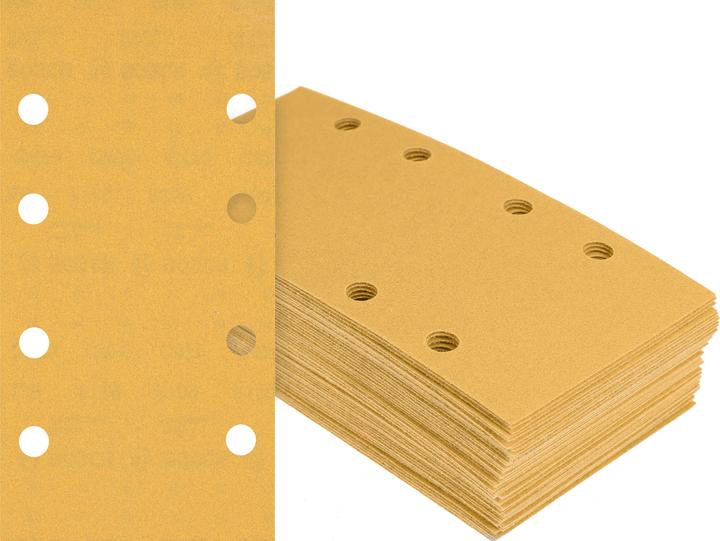 Produktbild Bosch Professional Zubehör EXPERT C470 Schleifpapier mit 8 Löchern für Schwingschleifer, 93 x 186 mm, G 80, 50-tlg. (80)