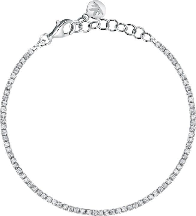Actual product image Morellato Timeless silver bracelet with zircons Tesori SAIW132