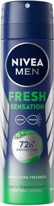 Actual product image NIVEA MEN Deodorant Spray 72h Protection Against Sweat and Odor 150ml (150 ml)