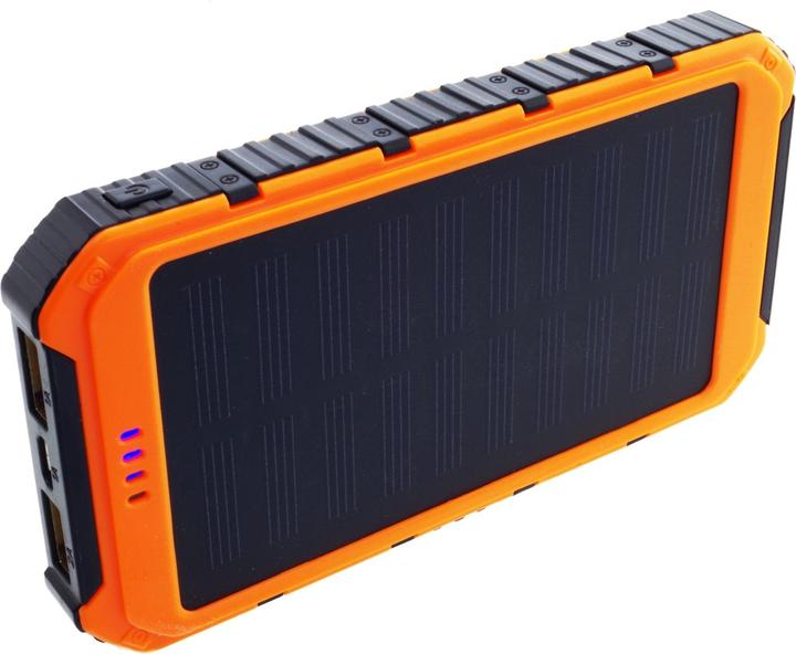 Actual product image Powerneed S6000Y power bank Lithium Polymer LiPo 6000 mAh Black Orange (6000 mAh, 0.80 W, 22.20 Wh)