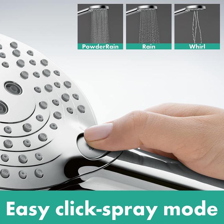 Actual product image hansgrohe Raindance Select S 120 PowderRain (3 Beam types, 12 l/min)
