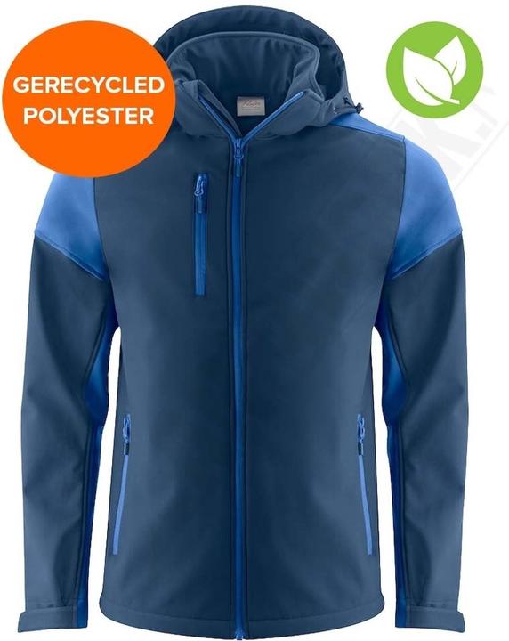 Actual product image Printer Prime Softshell Jas heren marine/kobalt - maat XL (XL)