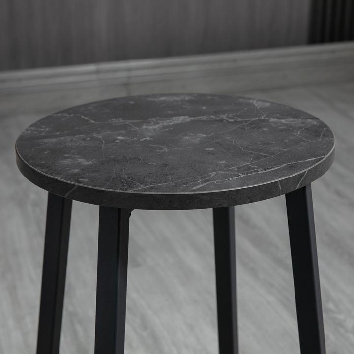 Image du produit Homcom Ensemble de tables de bar avec cadre en acier (100 x 40 x 90 cm)