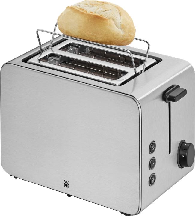WMF Stelio double-slot toaster with bread roll top and bagel function