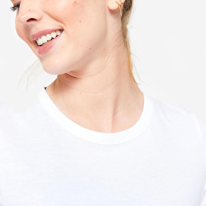 Produktbild Domyos Kurzarmshirt Damen Regular Fit Baumwolle (M)