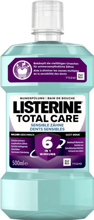 Image du produit Listerine Tot Car Sens Zae (500 ml, Bains de bouche)