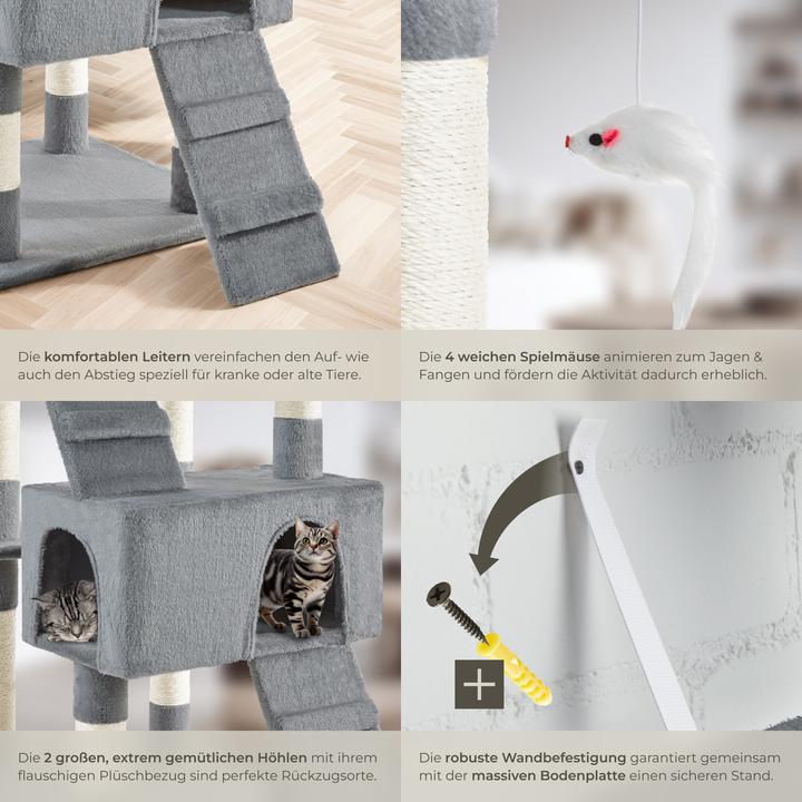 Produktbild tectake Barney (170 cm, Grau)