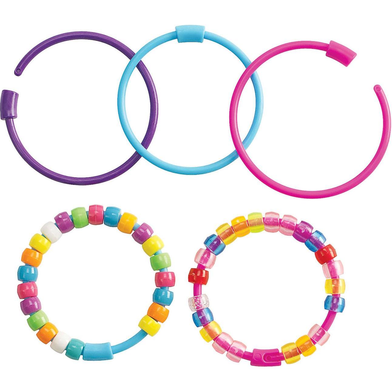 Colorations Armbänder Kunststoff 6 cm Durchmesser 24 Stück