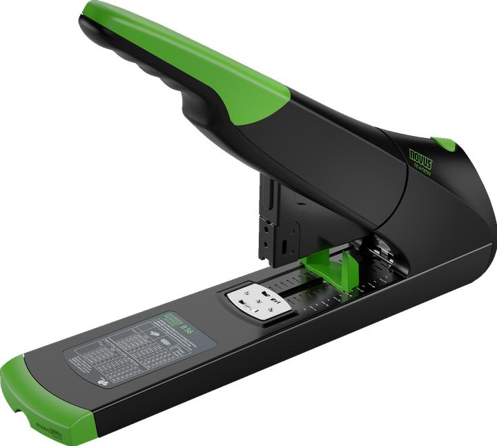 Actual product image Novus Stapler B56 RE+NEW black/green (200 Sheets)