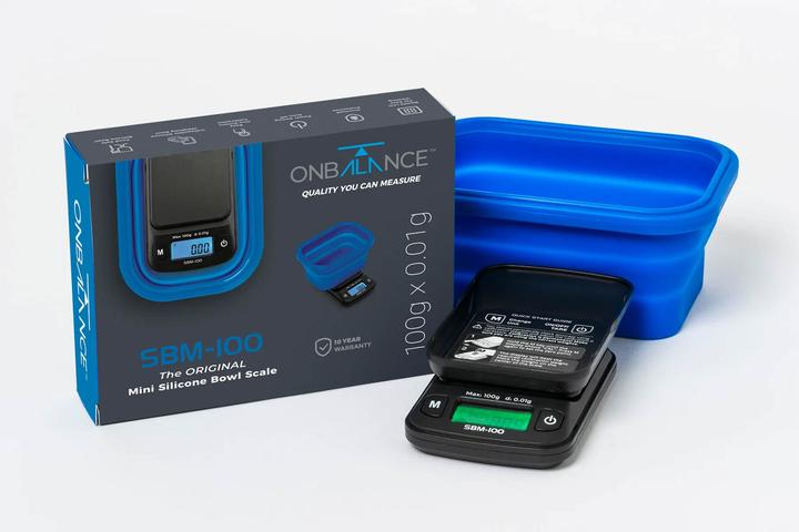 Actual product image SBM-100 Scale blue - 100g x 0.01g