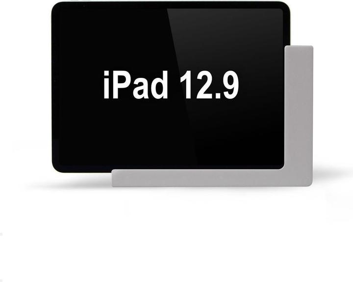 TabLines TWP011S Wandhalterung für iPad Pro 12.9 (5./6. Gen.), silber