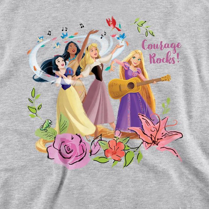 Produktbild Disney Princess Kapuzenpullover meliert (128)