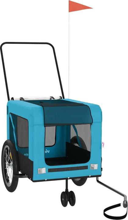 Actual product image vidaXL Fahrradanhänger Hund
