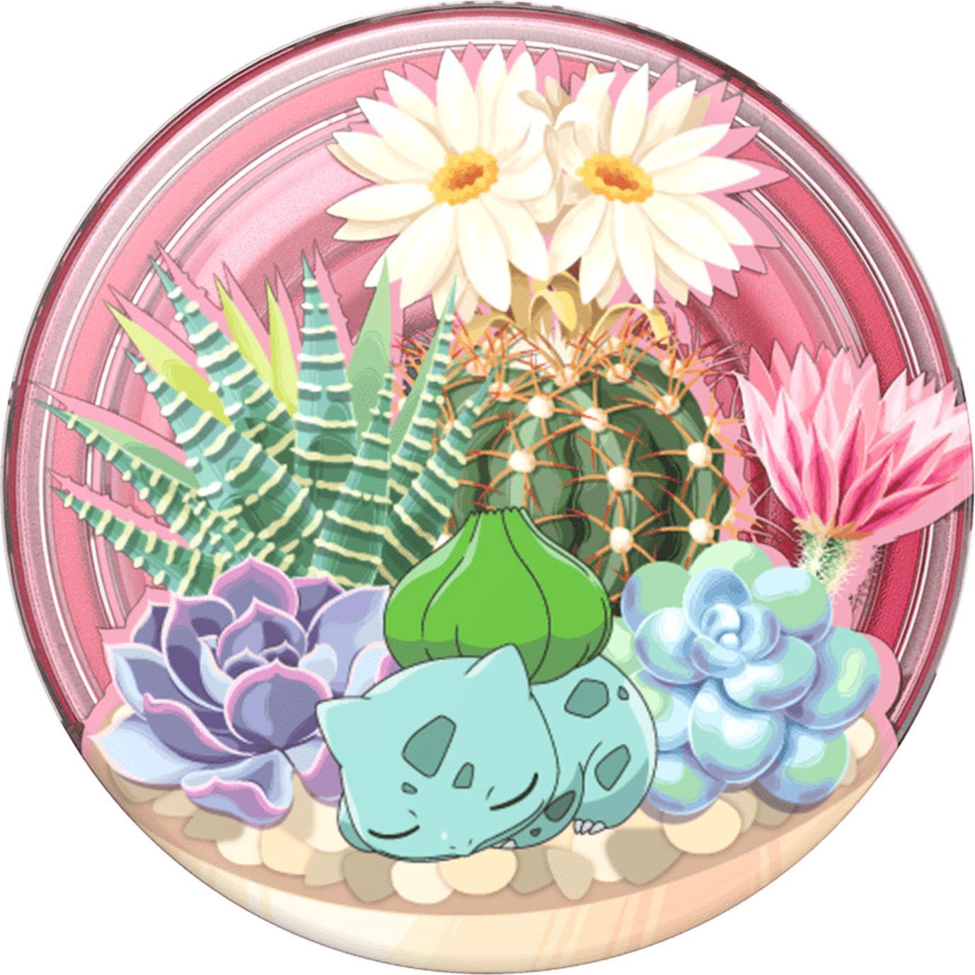 Thumbnail - PopSockets PopGrip Premium Bulbasaur Terrarium, Smartphone Halterung, Rosa
