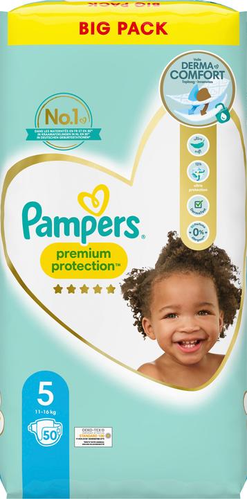Image du produit Pampers Protection premium (Taille 5, Pack, 50 pcs)