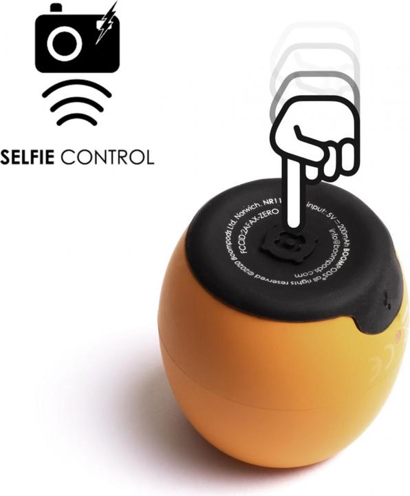 Produktbild Boompods Zero Bluetooth® Lautsprecher Freisprechfunktion, stossfest, Wasserfest Orange (5 h, Akkubetrieb)