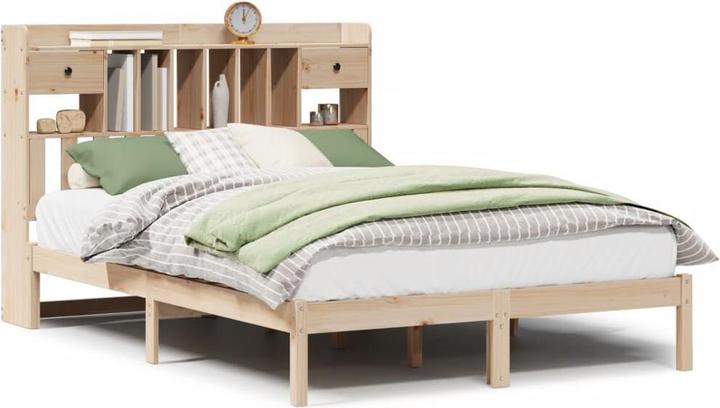 Image du produit vidaXL Bett mit Regal (140 x 200 cm)