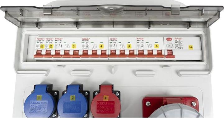 Produktbild Ekström Stromverteiler (6x, Typ 23, Typ 25)