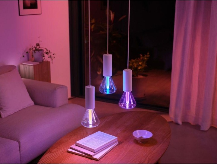 Actual product image Philips Hue White & Colour Ambiance Lightguide Triangle (E27, 6.80 W, 500 lm, 1 x, G)