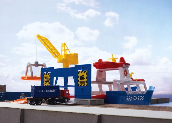 Image du produit Märklin Bateau de fret et grue portuaire