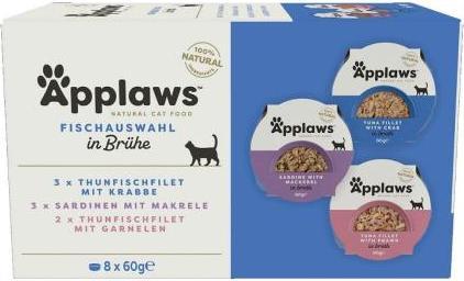Produktbild Applaws Fisch Selection (Adult, 8 Stk., 480 g)