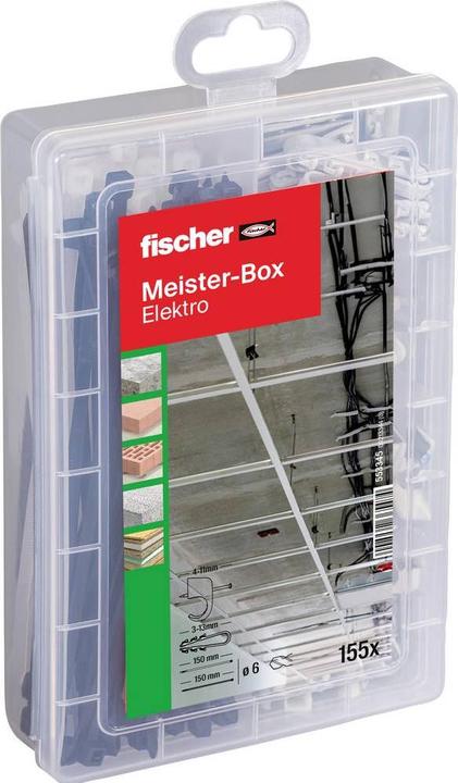 Actual product image Fischer Master Box Electric (Plastic cable ties, 150 mm, 155 pcs.)
