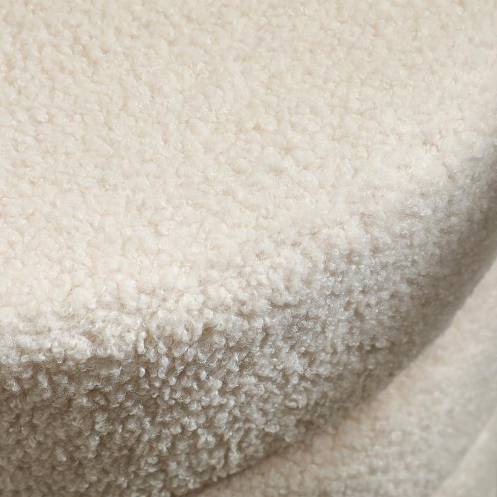 Produktbild Homcom Fusshocker Polyester, Schaumstoff Beige