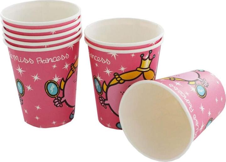 Produktbild Mr. Men Little Miss Princess Einwegbecher (Packung mit 8 Stück) (8 x)