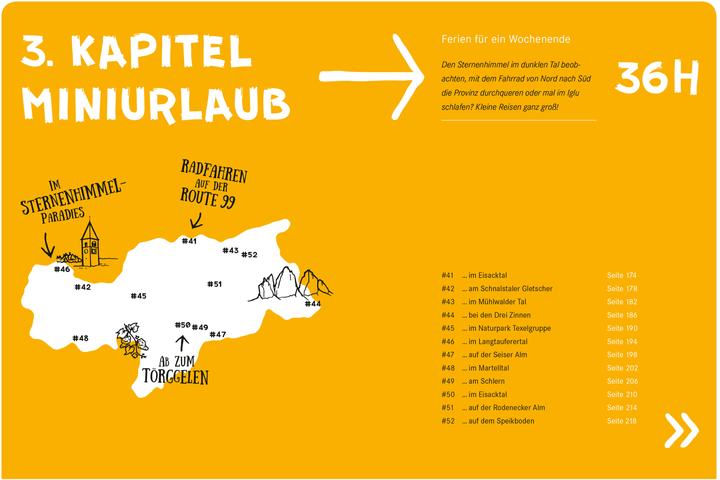 Nutritional values and ingredients 52 kleine & grosse Eskapaden in Südtirol (German, Lea Hajner, 2023)