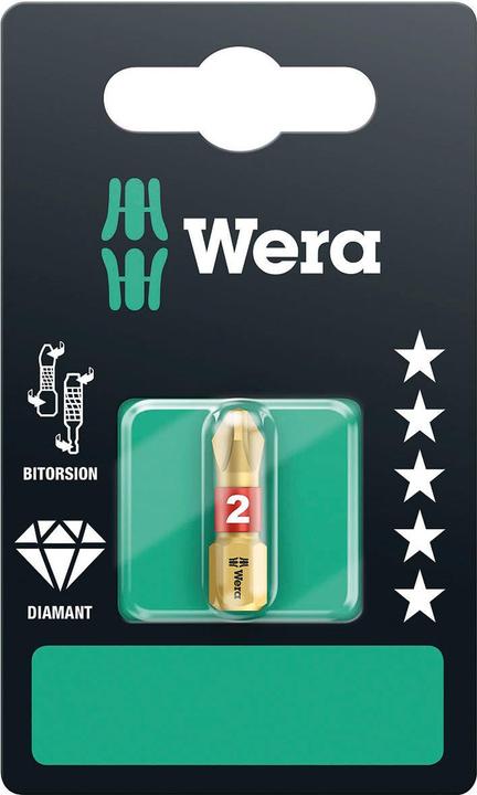 Produktbild Wera 851/1 BDC PH 2 x 25 mm SB (Kreuz Phillips PH)