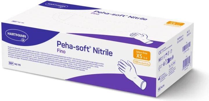 Hartmann Peha-soft nitrile fino Unters.handsch.M unst.pfr., 150 St HAS (M)