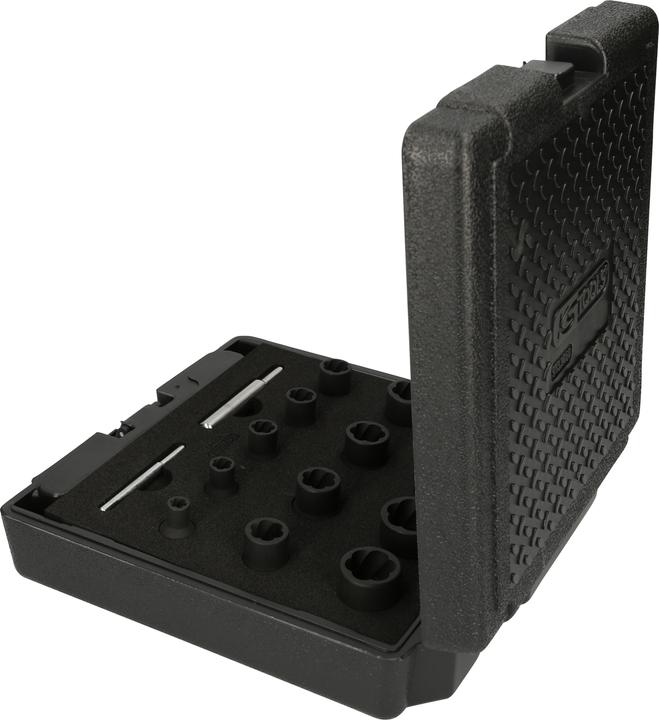 Immagine prodotto KS Tools Set di bussole con profilo a spirale da 1/4"+1/2", 15 pezzi. (1/4", 1/2")
