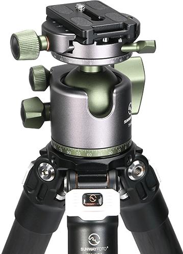 Actual product image Sunwayfoto Kugelkopf mit Arca Schnellspanner TH-40 von (Panorama head, Spherical head)