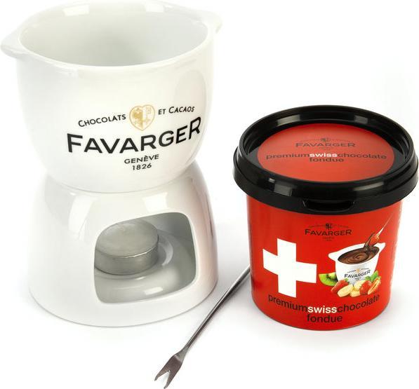 Actual product image Favarger HERITAGE Chocolate Fondue Kit (1060 g)