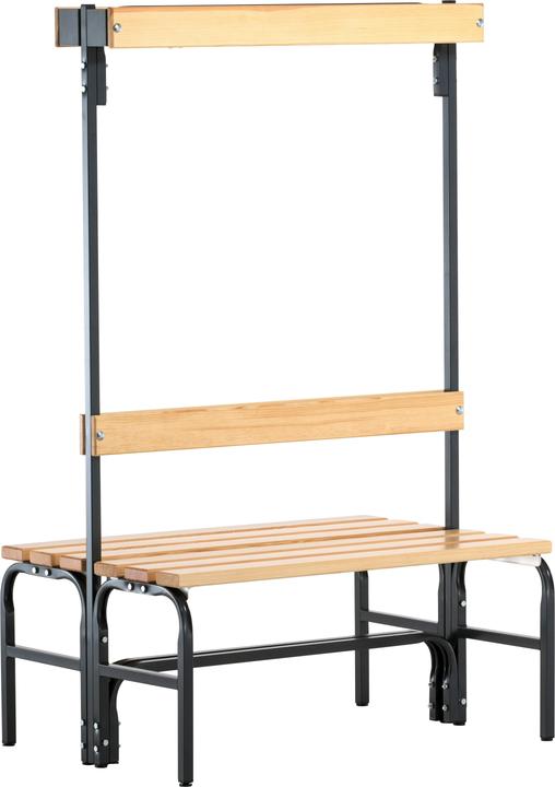 Produktbild kaiserkraft Garderobenbank mit Hakenleisten (40 cm, 165 cm)