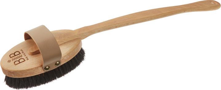 Image du produit Herba Brosse de bain Body&Spa, fil de bronze/coiffure de cheval, hêtre, FSC 100%.