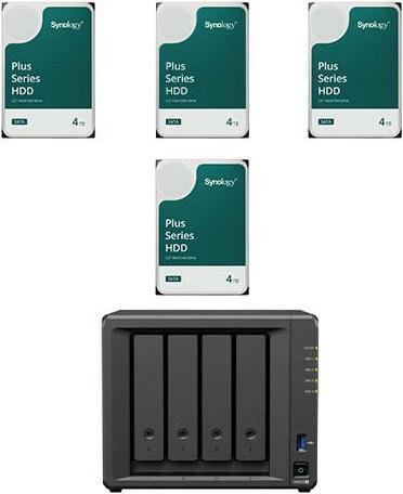 Produktbild Synology DiskStation DS425+ 16 TB 4 Einschübe NAS-Server Leergehäuse + 4x Plus 3.5"" SA...
