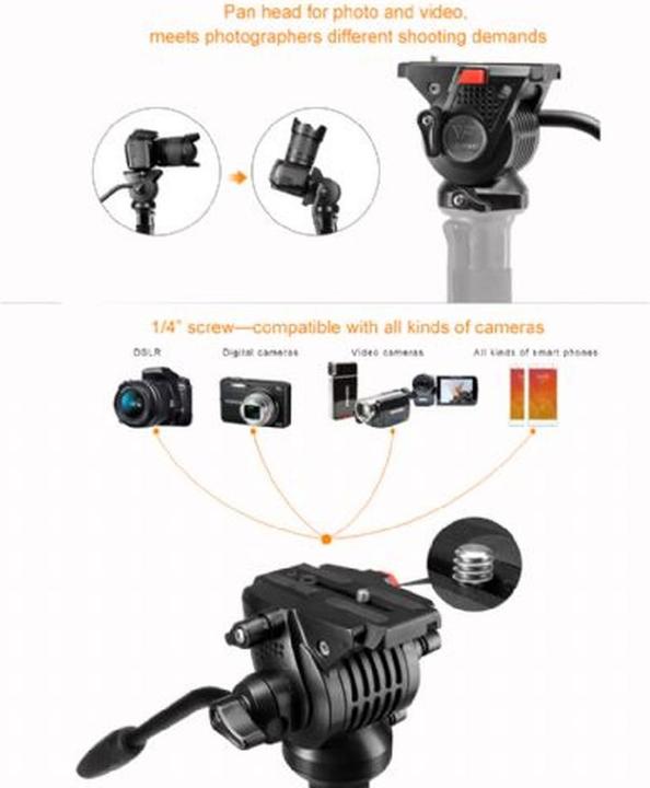 Actual product image Nest Video Monopod NT-329M H145 cm (Metal)