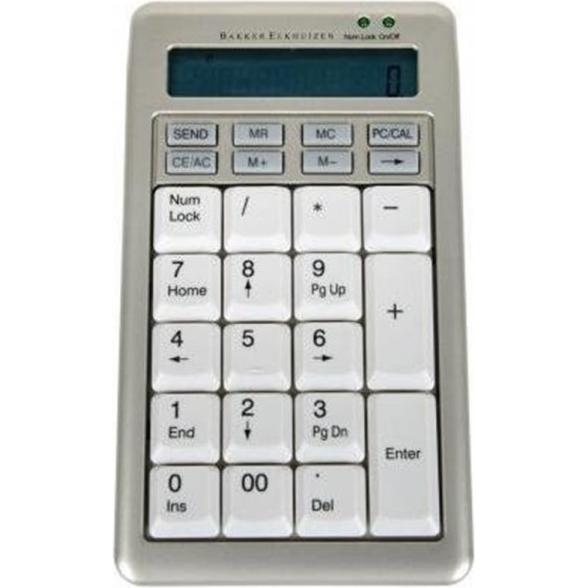 Bakker Elkhuizen S-Board 840 (Nummernblock, Kabelgebunden), Tastatur, Silber
