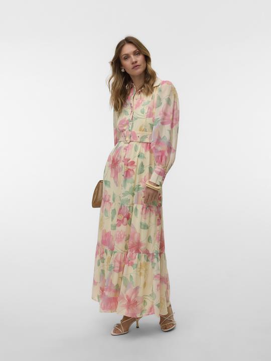 Produktbild Vero Moda AWIRIS Langes Kleid Hemdblusenkleid (S)