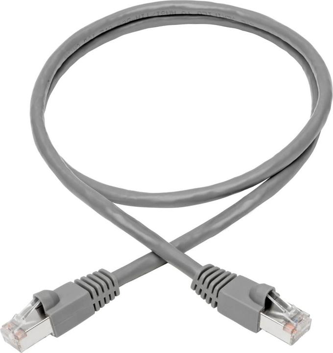 Produktbild Eaton Cat6a 10G-Certified Snagless Shielded STP Ethernet Cable RJ45m/M PoE Gray 6 ft. 1.83 (S/UTP, CAT6a, 1.83 m)