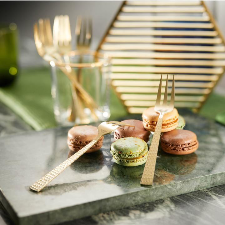 Actual product image Amefa Cutlery set 24 pieces hammered PVD champagne 3319 Felicity (24 pcs., Cutlery set)