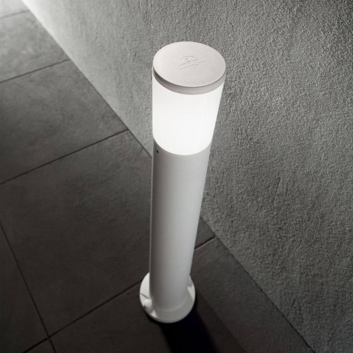 Thumbnail - Ideal lux, Gartenbeleuchtung, ATENA E27 Stehleuchte 23W ⌀155mm dimmbar Weiss IP55 CCT einstellbare Lichtfarbe 198644 (E2...