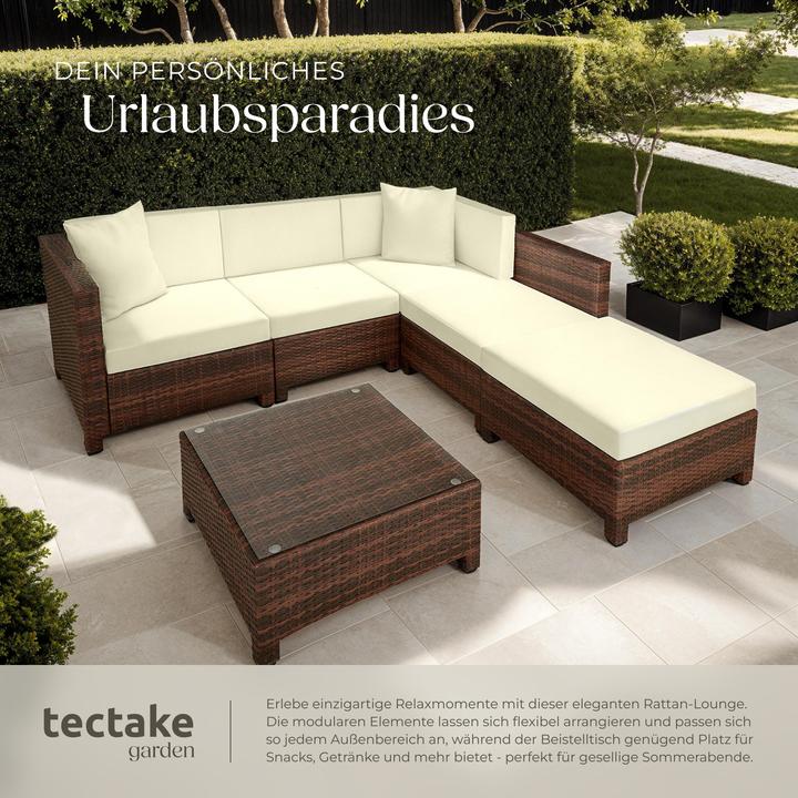 Actual product image tectake Rattan lounge
