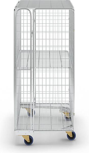 Produktbild kaiserkraft Antidiebstahl-Rollbehälter, nestbar (500 kg)